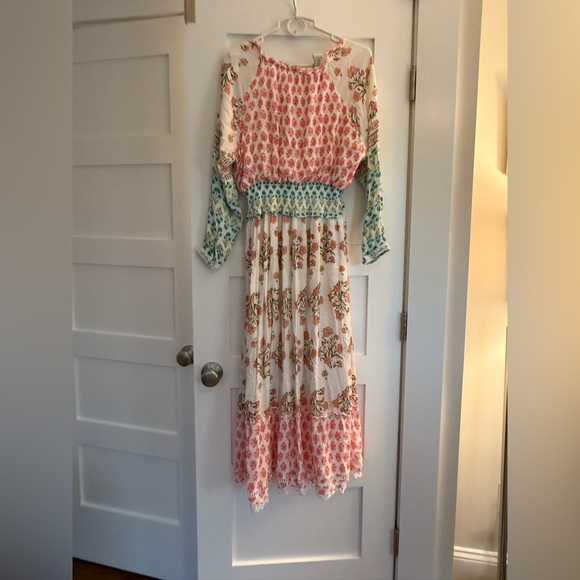 Black Tape Floral Dress - Picture 3 of 3